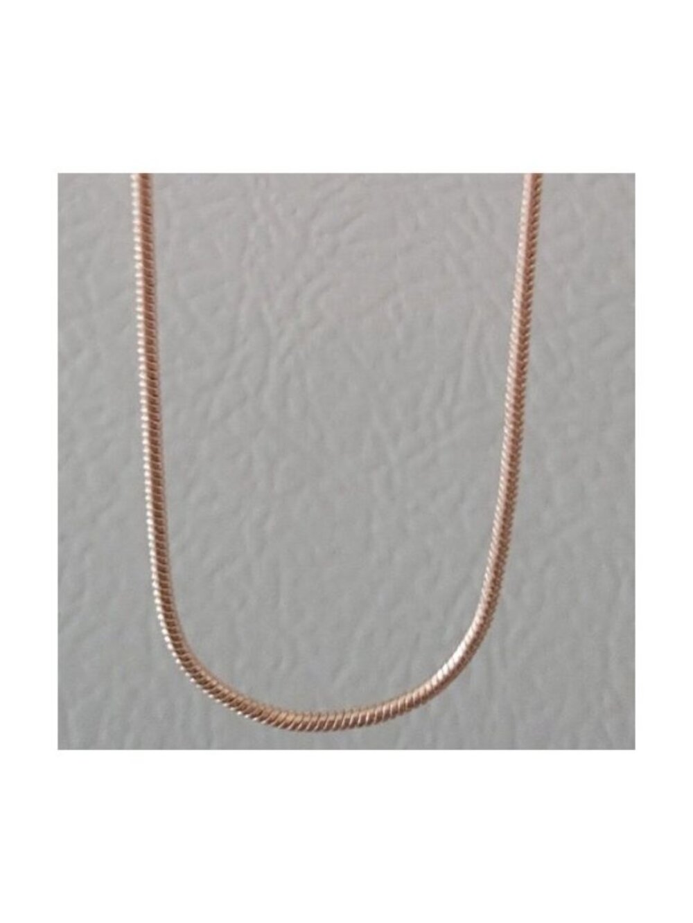 Faux Rose Gold Snake Chains 3 Lengths